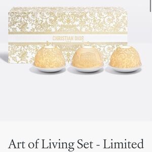 Dior Gold Candle Holders Set
